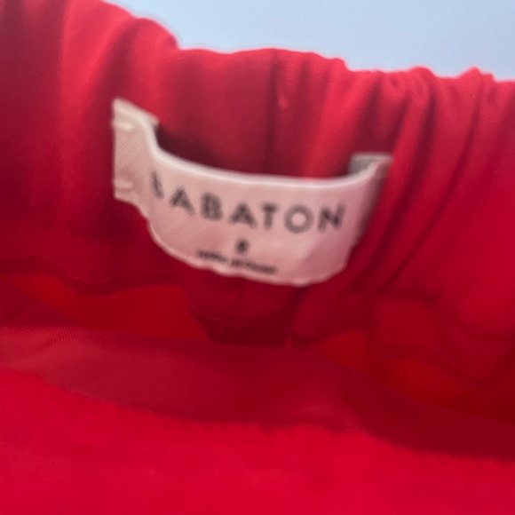 Aritzia Babaton Conan Pants / Size 2 / Red Stripe - Picture 3 of 6